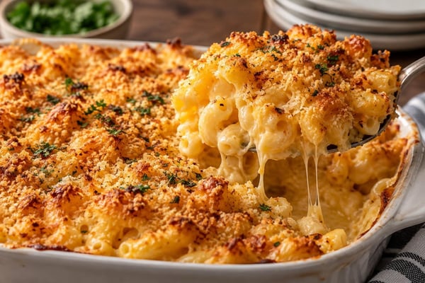 Baked Mac and Cheese Baked Mac and Cheese recipe from Pebble Plate Kids