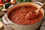 Hidden Veggie Pasta Sauce recipe from Little Bites Kitchen