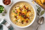 Pub-Style Potato Soup recipe from Thrifty Thyme
