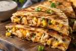 Smoky Ranch Chicken Quesadillas recipe from Pebble Plate Kids