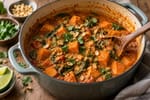 Sweet Potato Peanut Stew recipe from Pure Fork Plant Lab