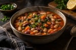 Vegetarian 15 Bean Soup recipe from The Verdant Spoon