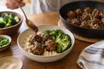 Teriyaki Meatballs recipe from Derek's Table