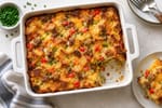 Sausage Breakfast Casserole recipe from Sunrise & Crumb
