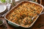 Chicken and Mushroom Casserole recipe from The Verdant Spoon