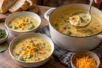 Cafe-Style Broccoli Cheddar Soup recipe from The Verdant Spoon