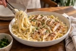 Chicken Alfredo recipe from Hearthday Table