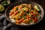 Coconut Curry Chicken Skillet recipe from Clear Brook Kitchen