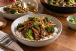 Mild Broccoli Beef Rice Bowls (Mild) recipe from Little Fork Academy