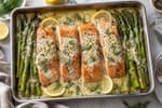 Salmon Dill Cream Sauce Tray recipe from Ketolite Table