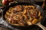 Sunday Baked Pork Chops with Apples recipe from Heritage Fork Suppers