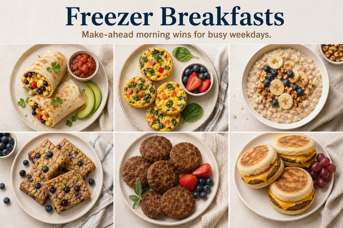Freezer Breakfasts recipe collection