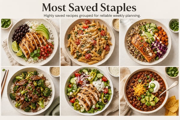 Most Saved Staples Most Saved Staples recipe collection