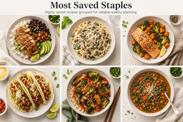 Most Saved Staples Most Saved Staples recipe collection