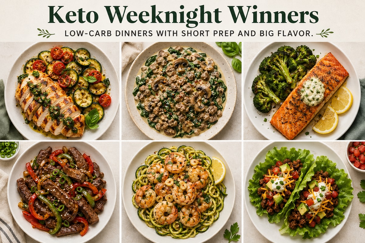 Keto Weeknight Winners recipe collection