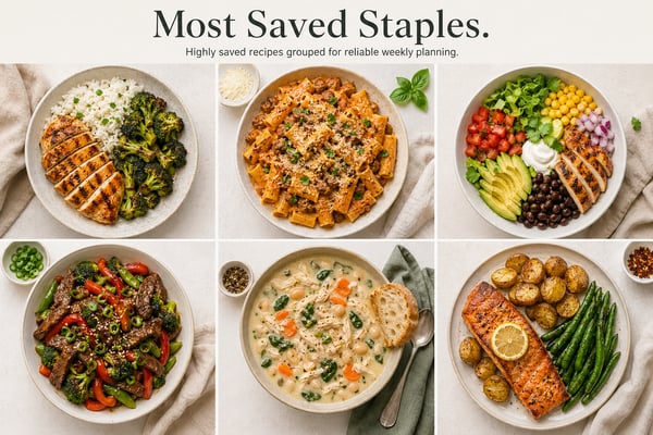 Most Saved Staples Most Saved Staples recipe collection