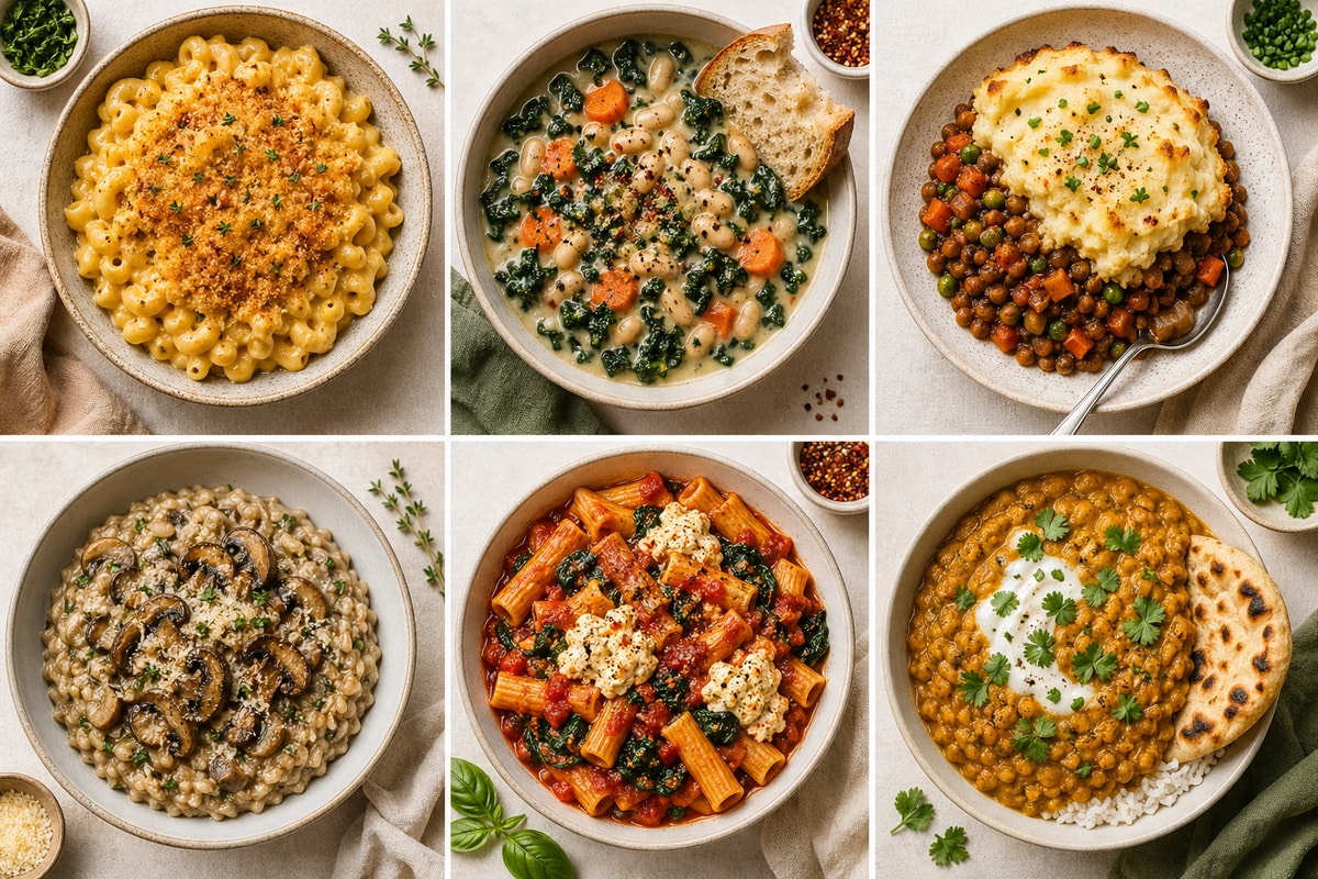 Cozy Vegetarian Comforts recipe collection
