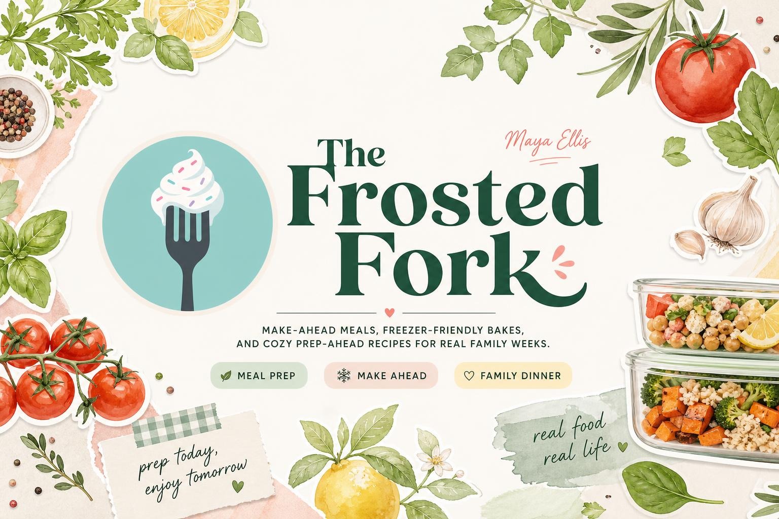 The Frosted Fork creator kitchen