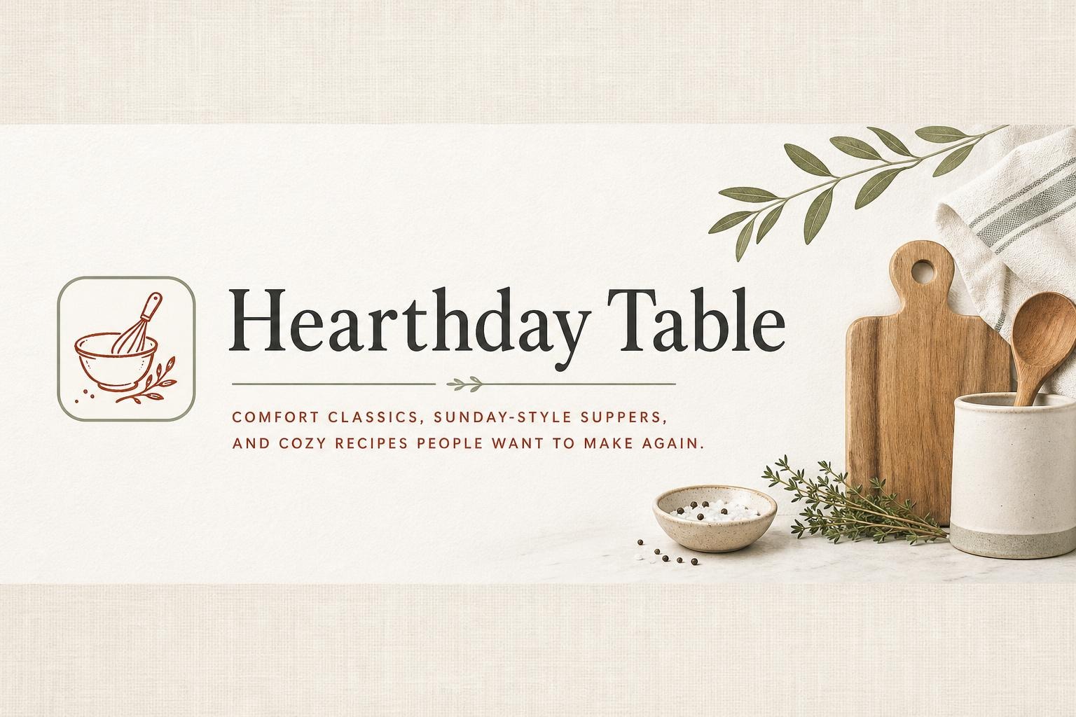 Hearthday Table creator kitchen