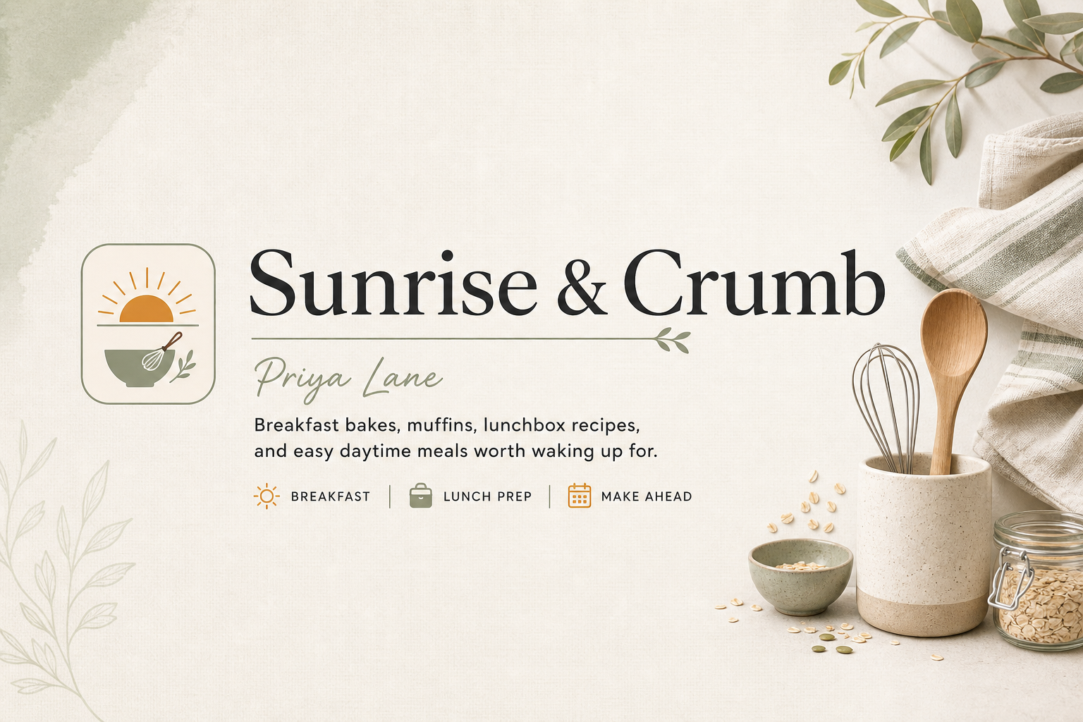 Sunrise & Crumb Sunrise & Crumb creator kitchen