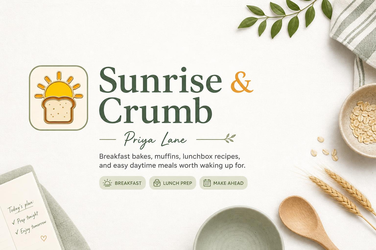 Sunrise & Crumb creator kitchen
