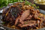 French Onion Pot Roast with Fresh Herbs recipe from Ember Pot