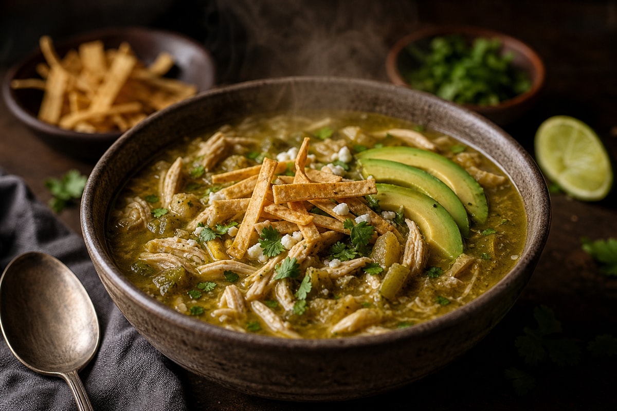 Green Chicken Enchilada Soup Green Chicken Enchilada Soup recipe from Ember Pot