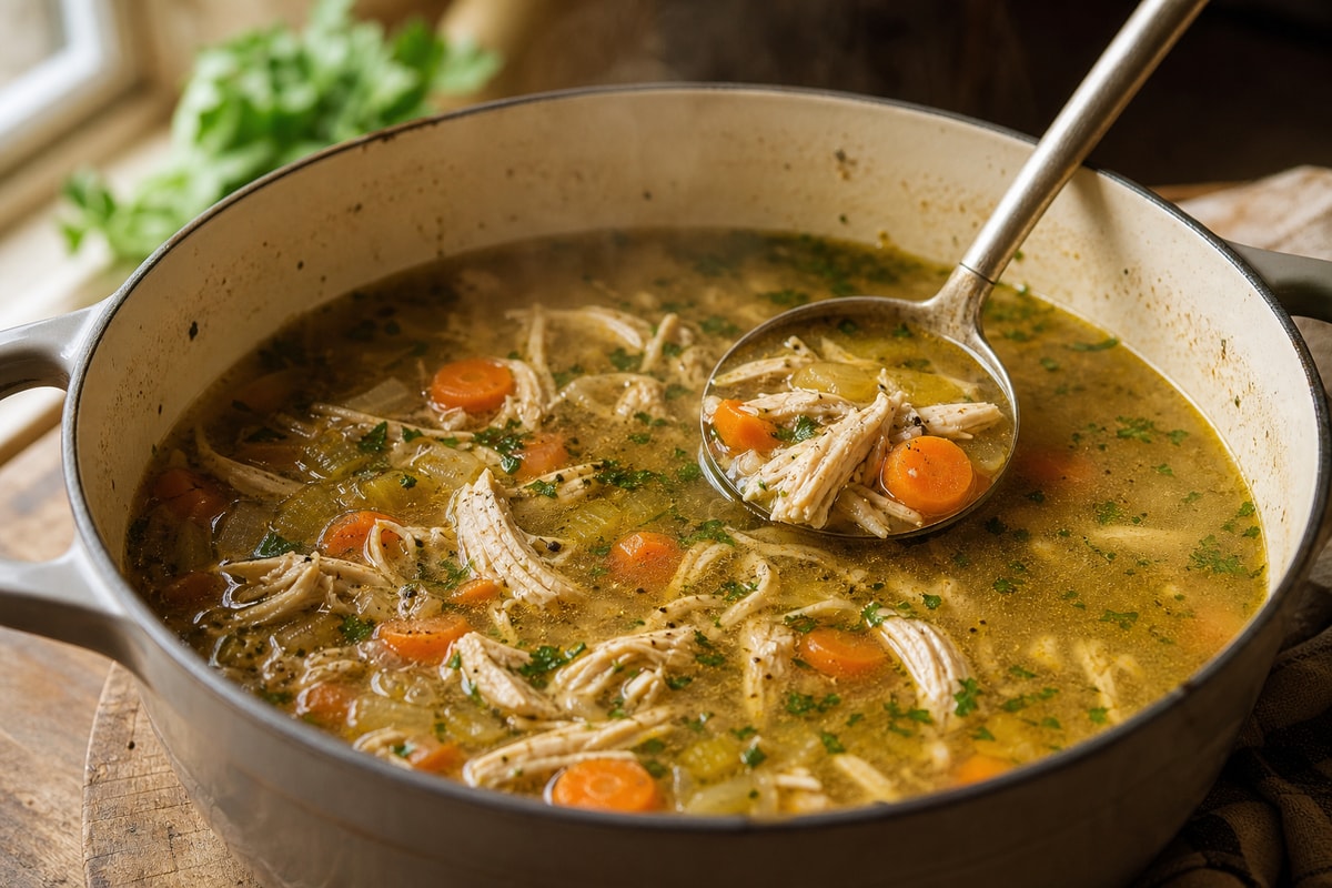 Sick Soup recipe from Ember Pot