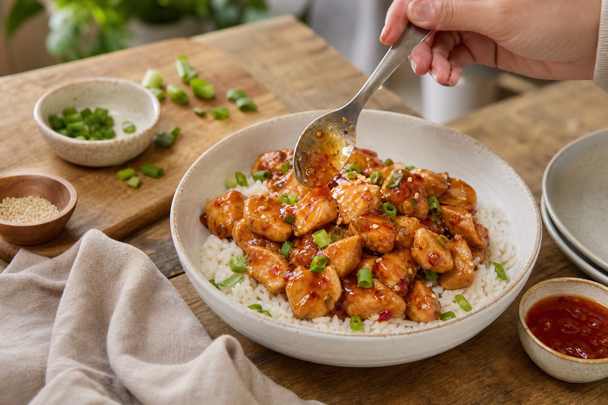 Sweet Chili Chicken recipe from Ember Pot
