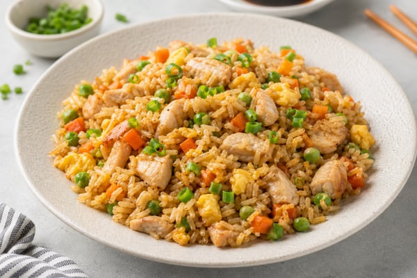 Chicken Fried Rice Chicken Fried Rice recipe from The Frosted Fork