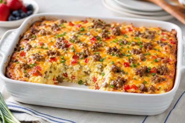 Cottage Cheese Breakfast Casserole Cottage Cheese Breakfast Casserole recipe from The Frosted Fork