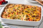 Cottage Cheese Breakfast Casserole recipe from The Frosted Fork