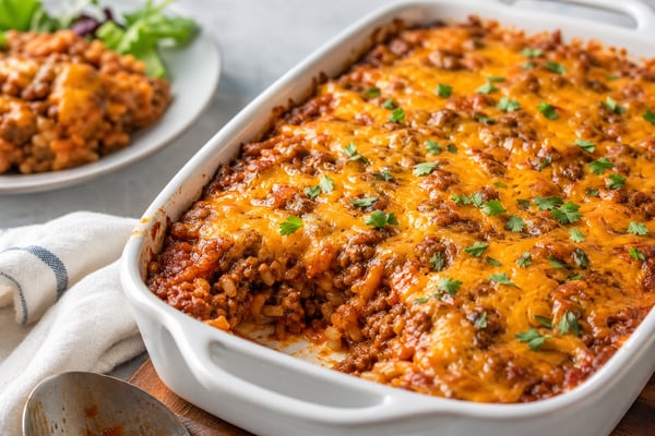 Sloppy Joe Casserole Sloppy Joe Casserole recipe from The Frosted Fork