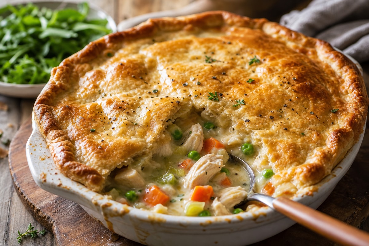 Chicken Pot Pie recipe from Hearthday Table