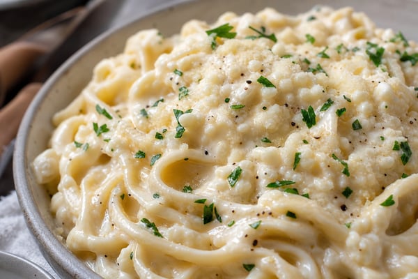 Cottage Cheese Alfredo Sauce Cottage Cheese Alfredo Sauce recipe from Hearthday Table