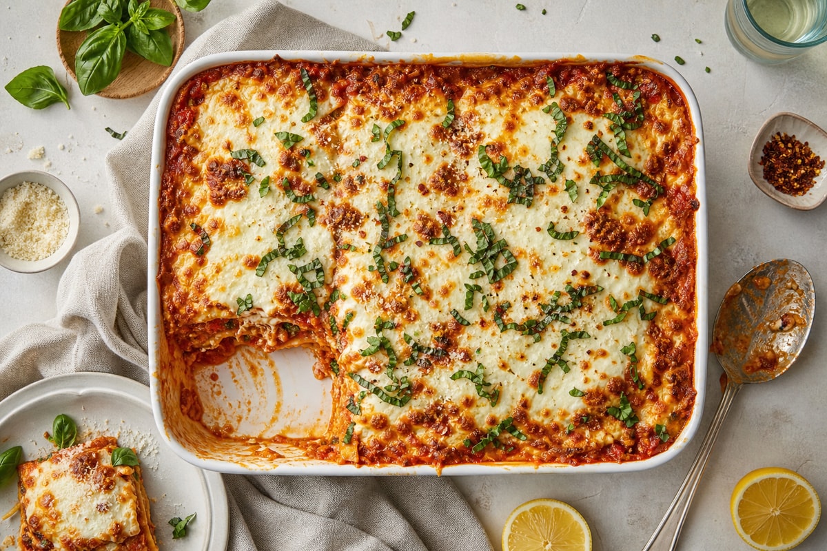 Ravioli Lasagna Ravioli Lasagna recipe from Hearthday Table