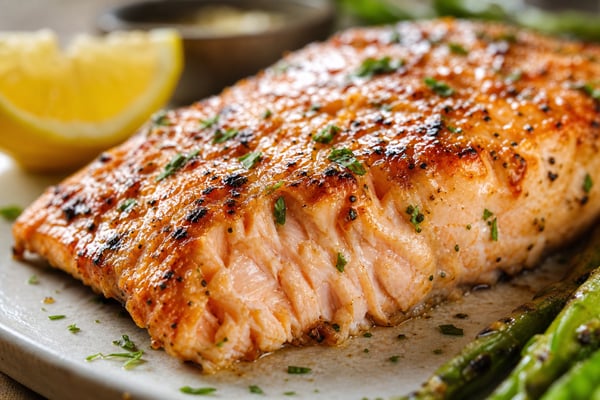 Baked Salmon Baked Salmon recipe from Derek's Table