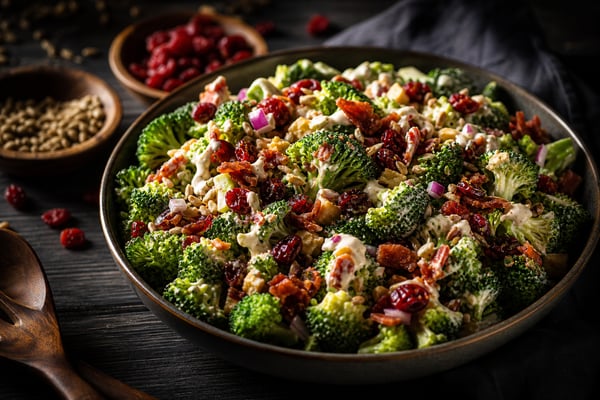 Broccoli Cranberry Salad Broccoli Cranberry Salad recipe from Derek's Table