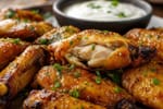 Crispy Baked Chicken Wings recipe from Derek's Table