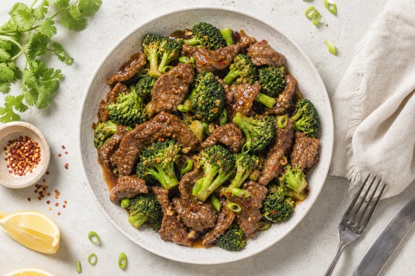 Healthy Beef and Broccoli recipe from Derek's Table