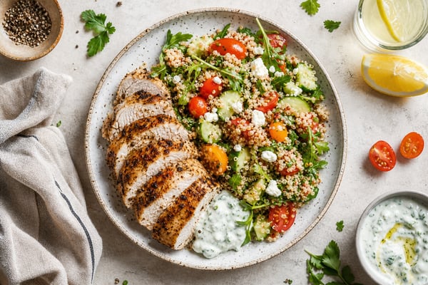 High Protein 30 Minute Dinners High Protein 30 Minute Dinners recipe from Derek's Table