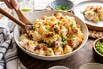 Loaded Baked Potato Salad recipe from Derek's Table