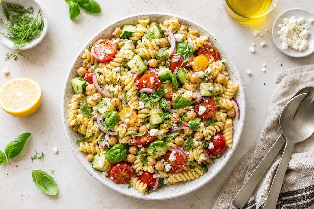 Pasta Salad Pasta Salad recipe from Derek's Table