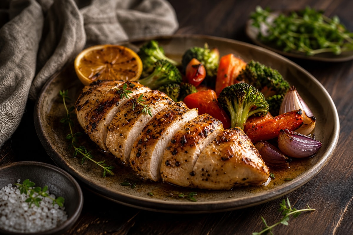 Perfect 20-Minute Oven-Baked Chicken Breasts Perfect 20-Minute Oven-Baked Chicken Breasts recipe from Derek's Table
