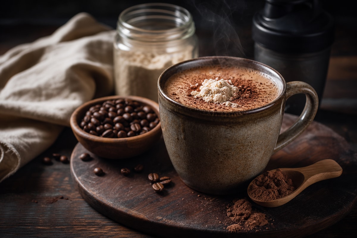 Protein Coffee recipe from Derek's Table