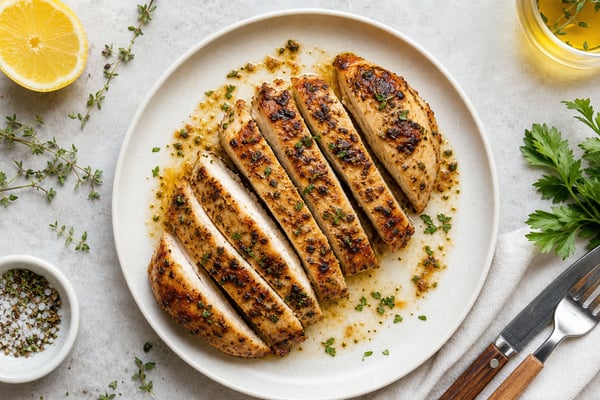 Baked Chicken Breast Baked Chicken Breast recipe from Simone's Protein Plate