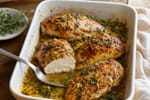Baked Chicken Breast with Fresh Herbs recipe from Simone's Protein Plate