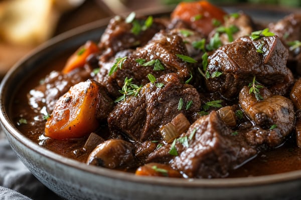 Beef Bourguignon Beef Bourguignon recipe from Simone's Protein Plate