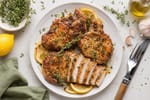 Crispy Oven Baked Pork Chops recipe from Simone's Protein Plate
