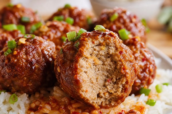 Firecracker Meatballs Firecracker Meatballs recipe from Simone's Protein Plate